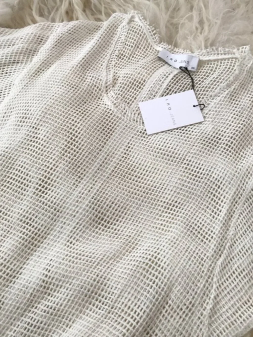 IRO Sheer Woven Top 1520 - Picture 2 of 6